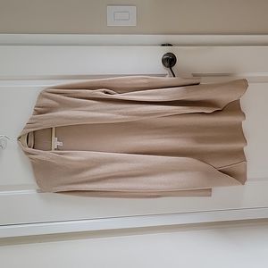 Leith Cream Easy Circle Long Cardigan Sweater Size Small